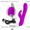 Vibrador con estimulador oscilante de punto G